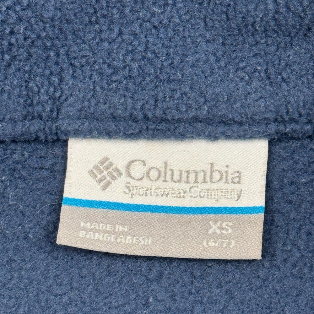 Columbia Jacket Boys XS 6-7 Blue Steens Mountain Full Zip 2.0 Fleece Outdoor - Picture 3 of 11